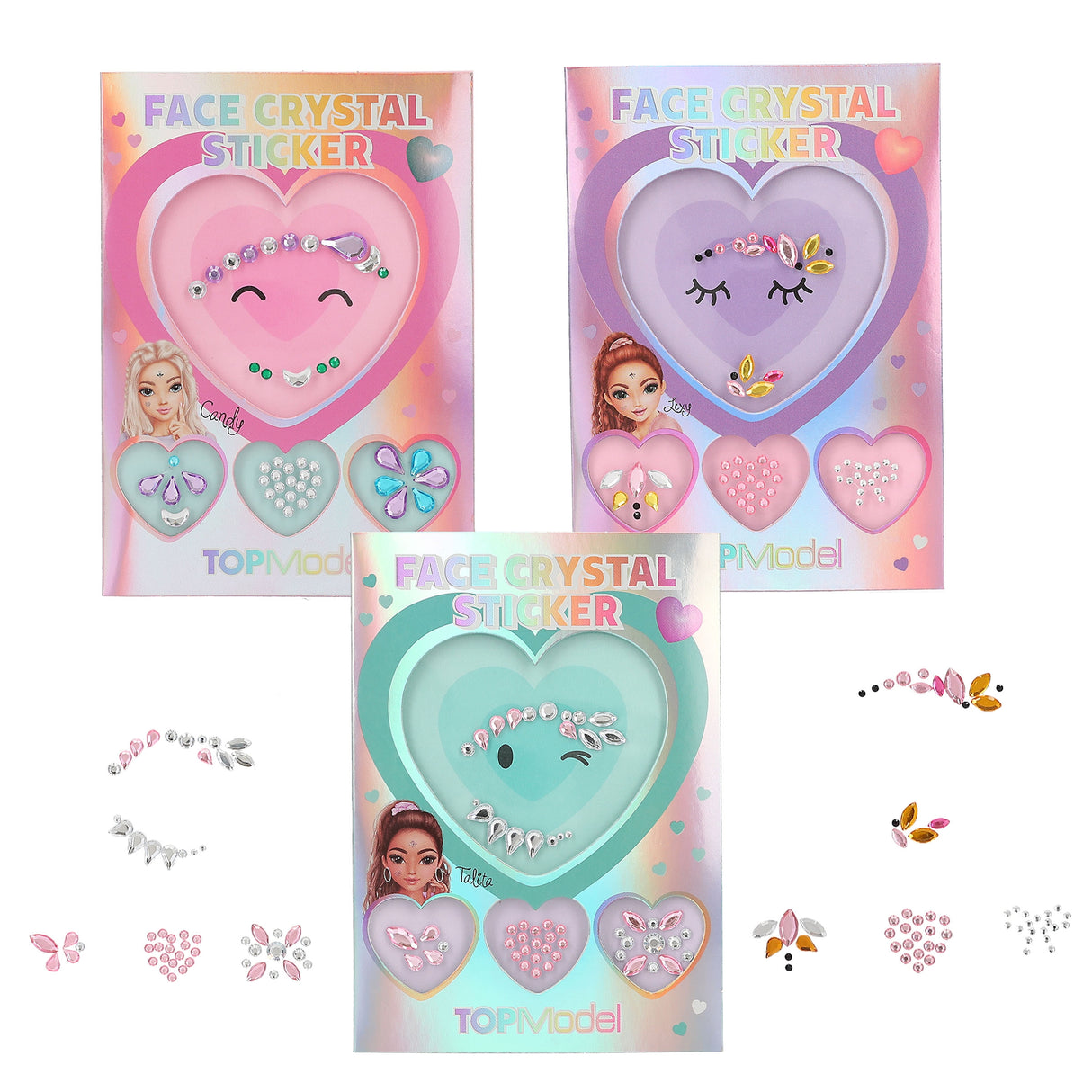 TOPModel Face Crystal Sticker