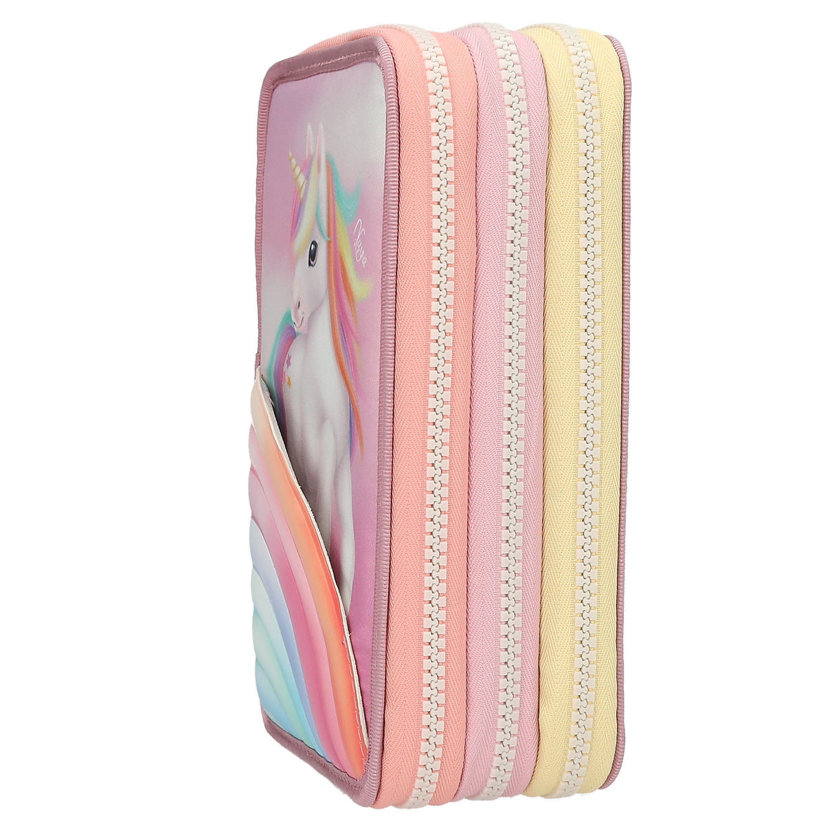 Yivi 3 Fach Federtasche Farbwolke