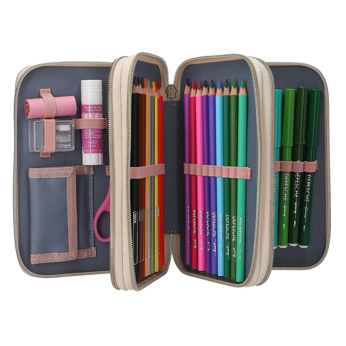 Miss Melody 3 Fach Federtasche