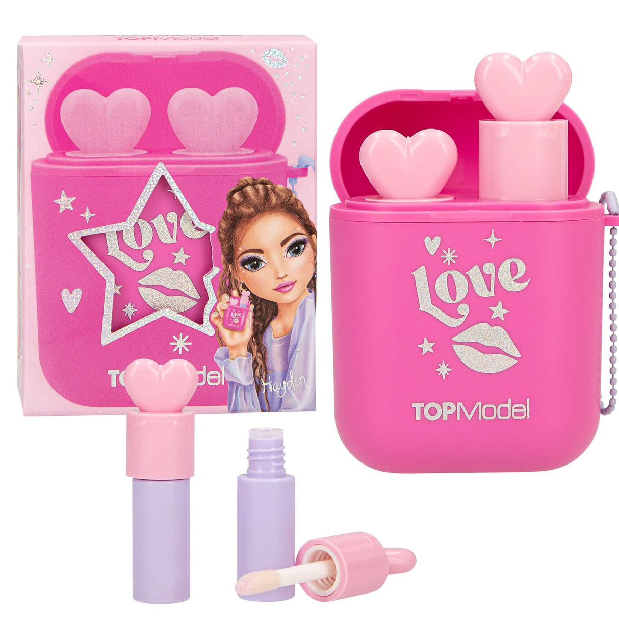 TOPModel Lipgloss Set Kopfhörer Case Beauty & Me