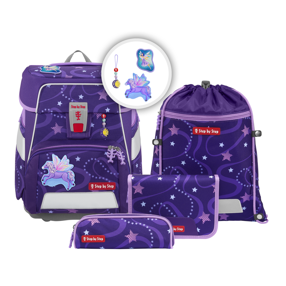 SPACE Schulranzen-Set Pegasus Emily