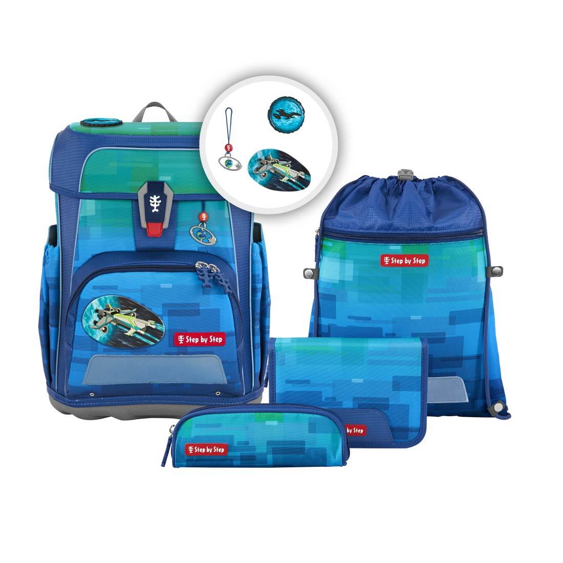 CLOUD Schulranzen-Set  OCEAN Space Craft Spike