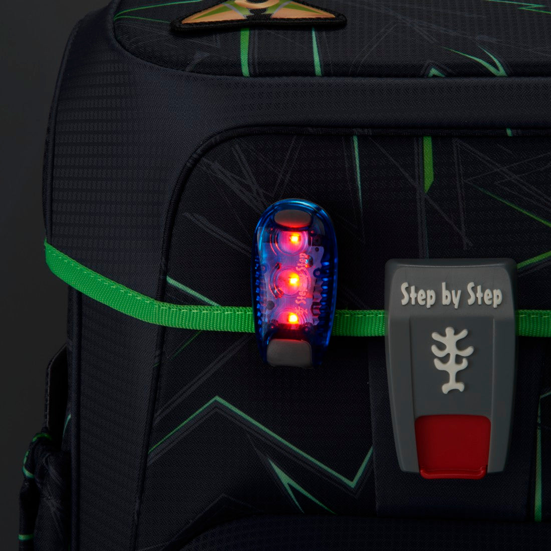 LED-Sicherheits-Klemmleuchte, Blau