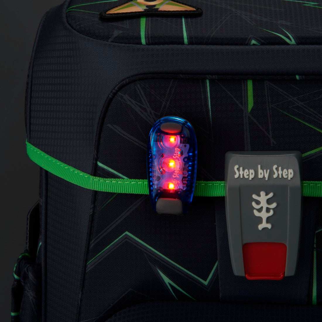 LED-Sicherheits-Klemmleuchte, Blau