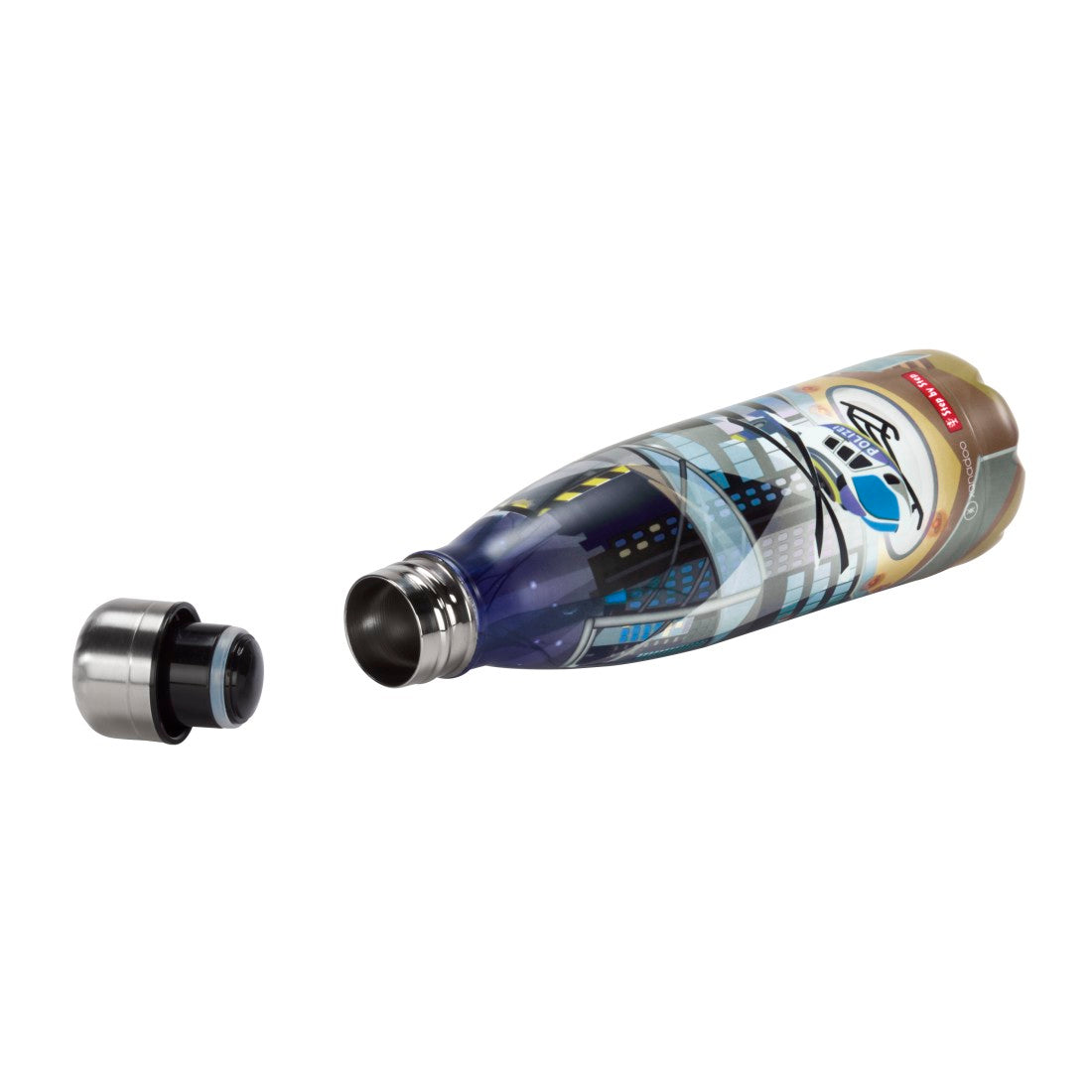 Edelstahl-Trinkflasche Helicopter Sam