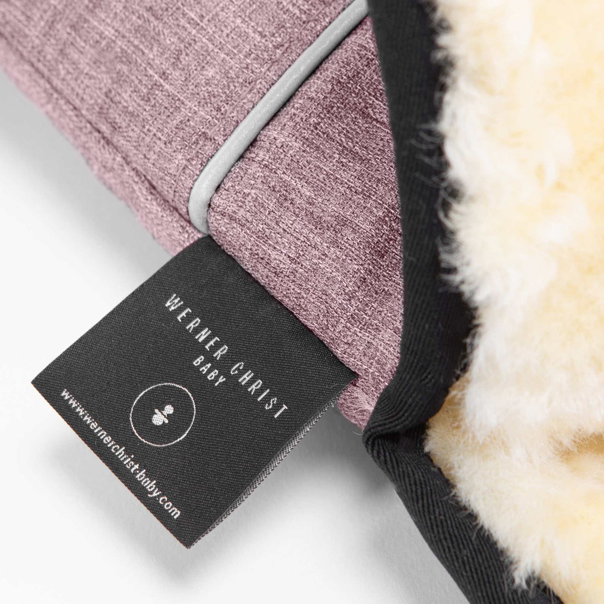 Glovy Lammfell Handwärmer/ rose