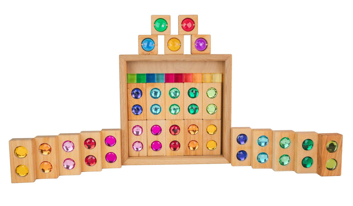 Kl. Farbstraße m. Lichtbauwürfel 45 Teile