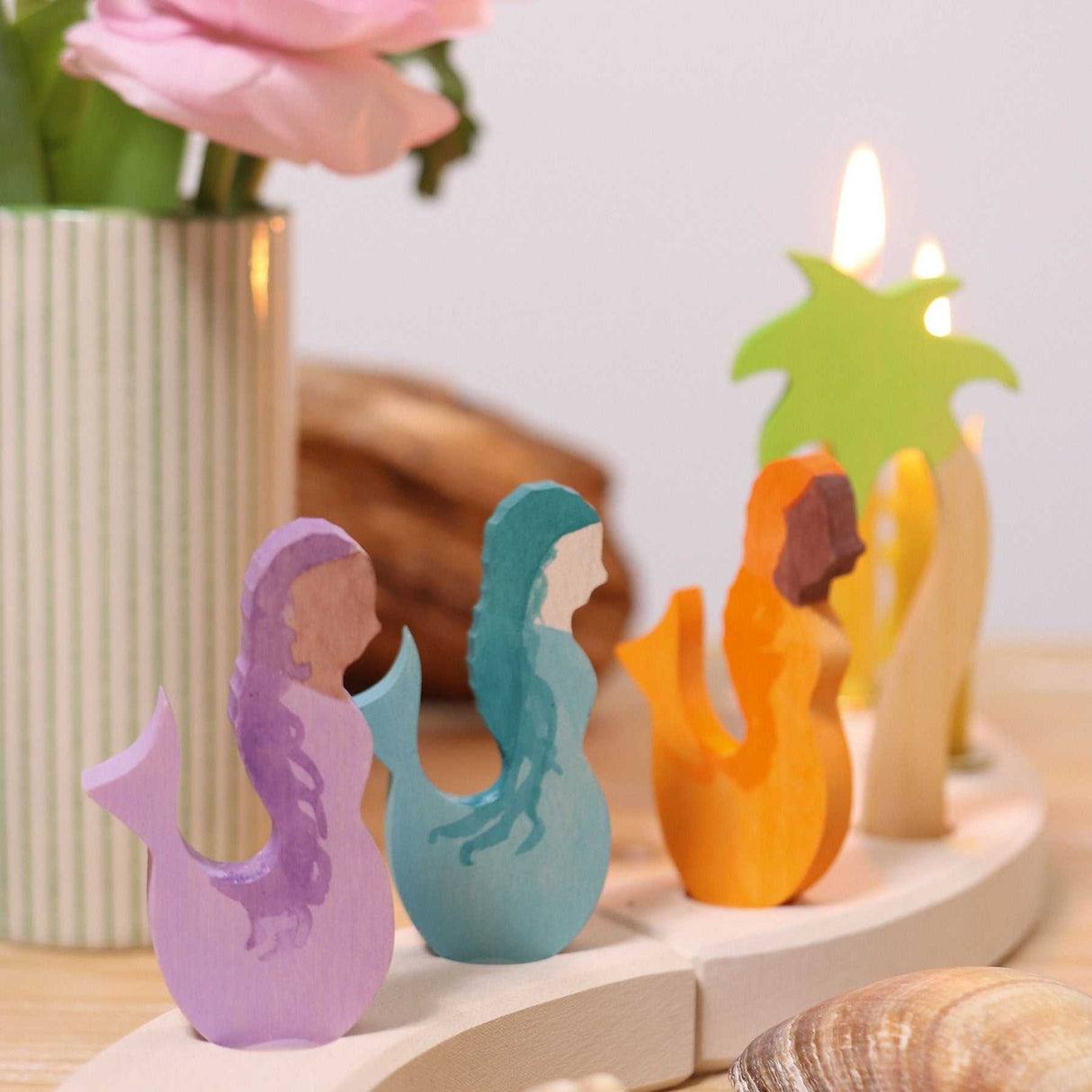 Steckfigur Meerjungfrau Amethyst