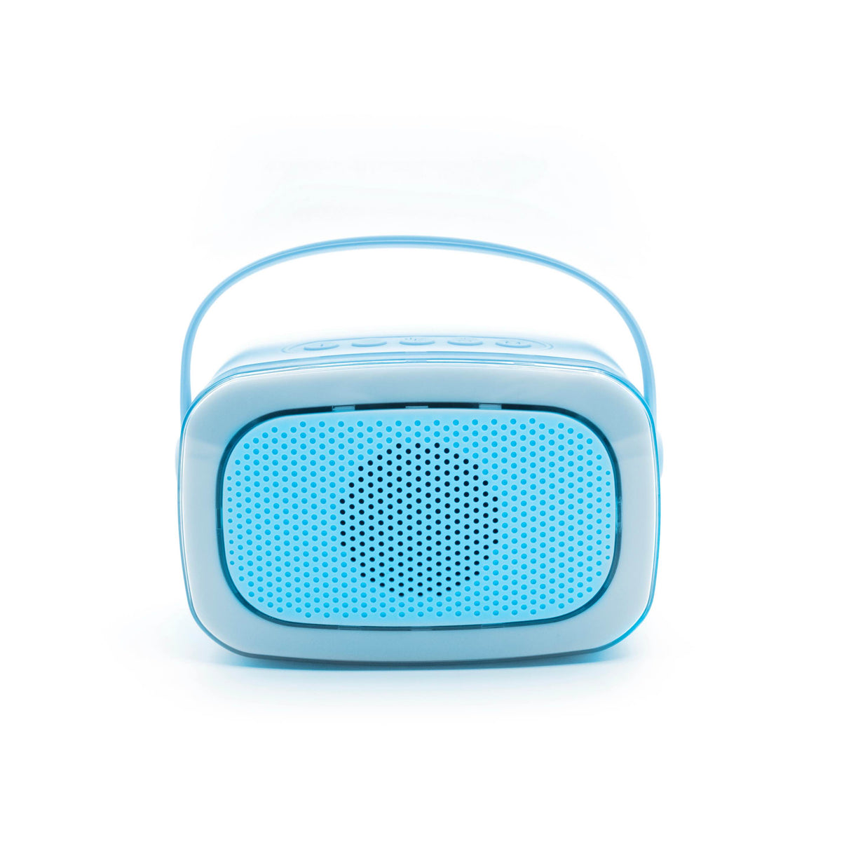 Karaoke mit Licht und 2 Mikrofonen - Blau