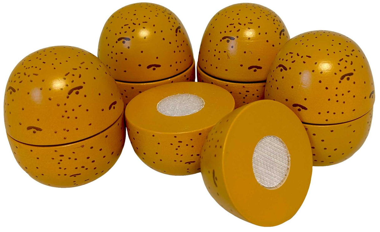 Kartoffeln zum Schneiden in Baumwollsäckchen