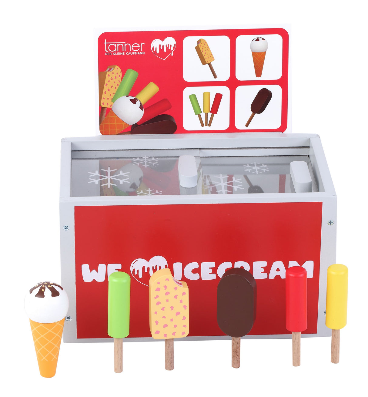 Eistruhe mit Zubehör