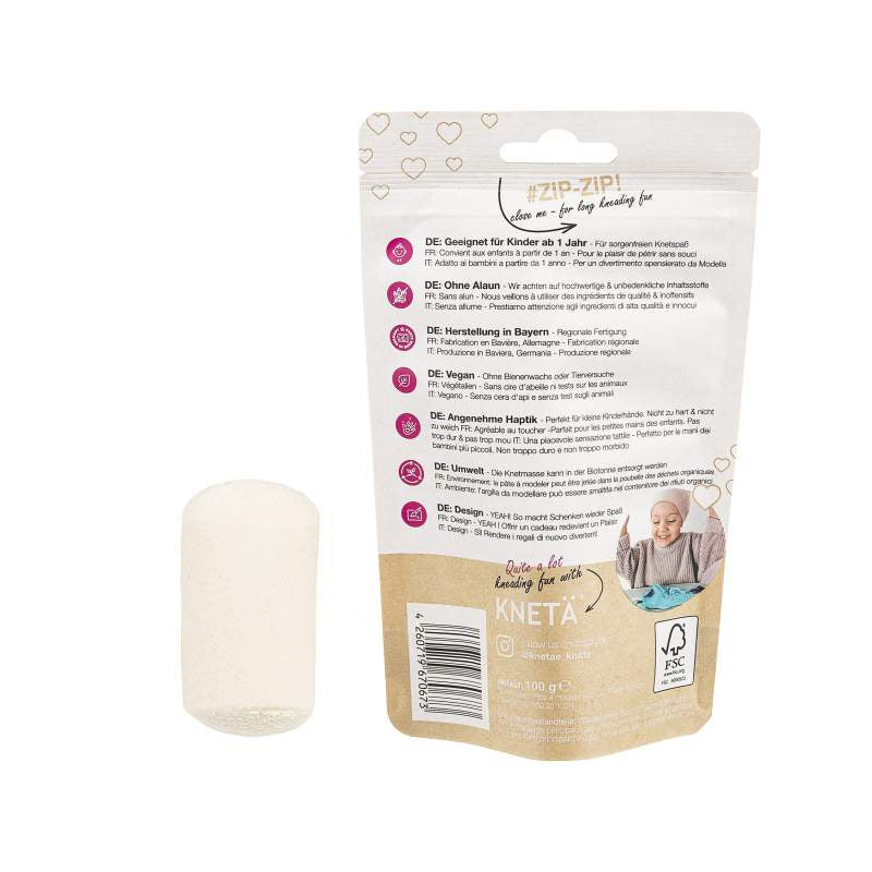 Spielknete Beutel 100g - Weiß