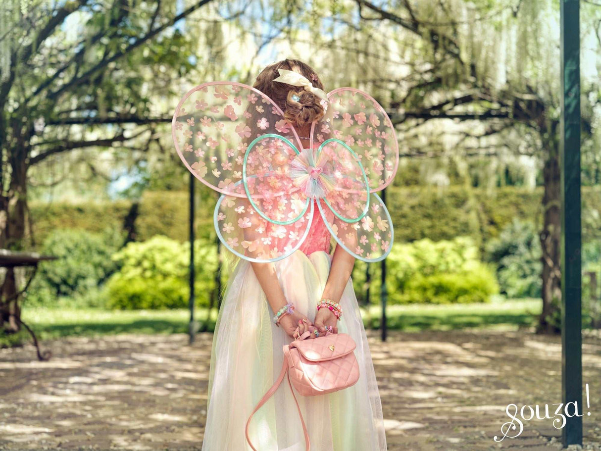 Flora Kostüm Kleid + Flügel 3-4 Jahre