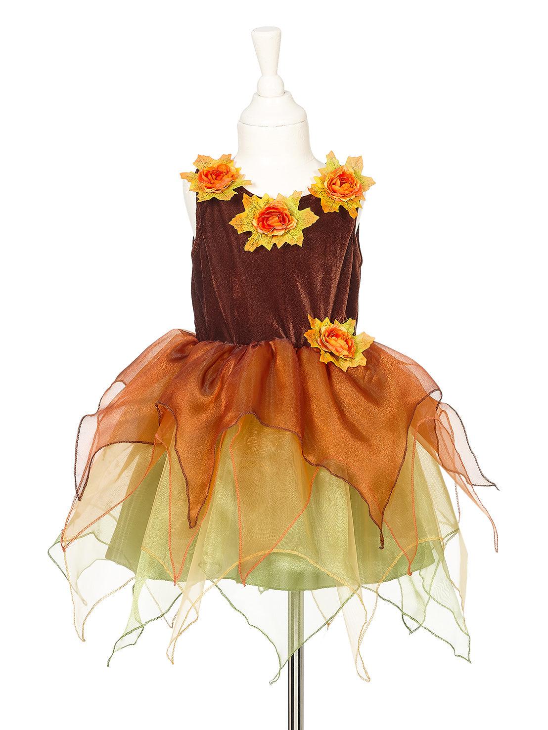 Waldhexe Kostüm Sabrina/ Kleid + Hut 8-10 Jahre