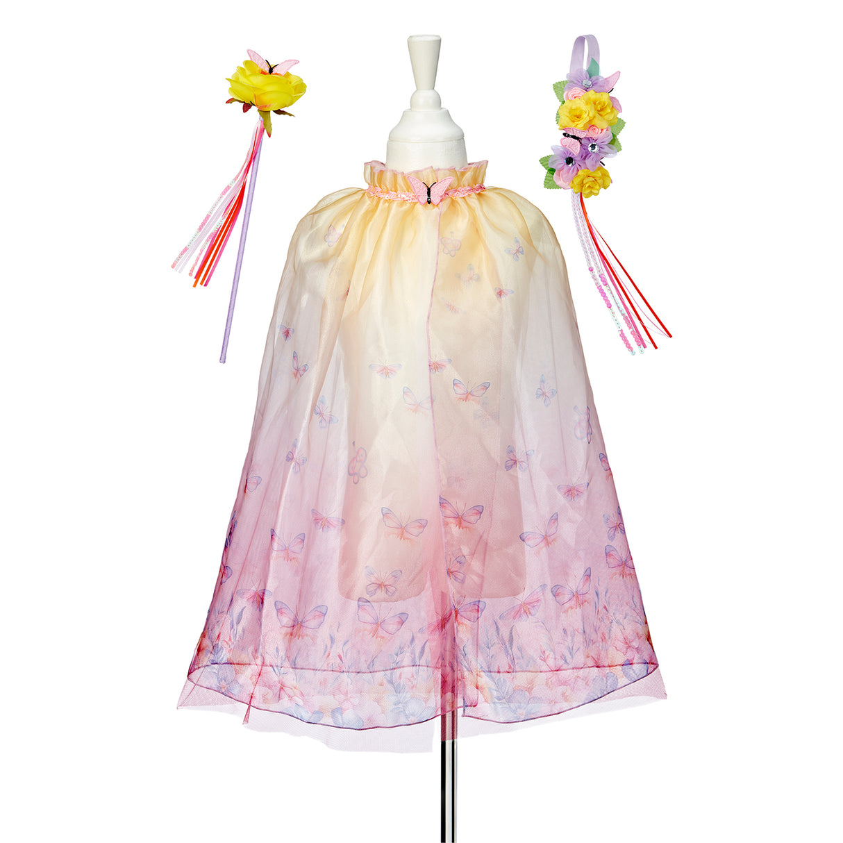 Danae Cape& Haarband& Zauberstab 5-7 Jahre