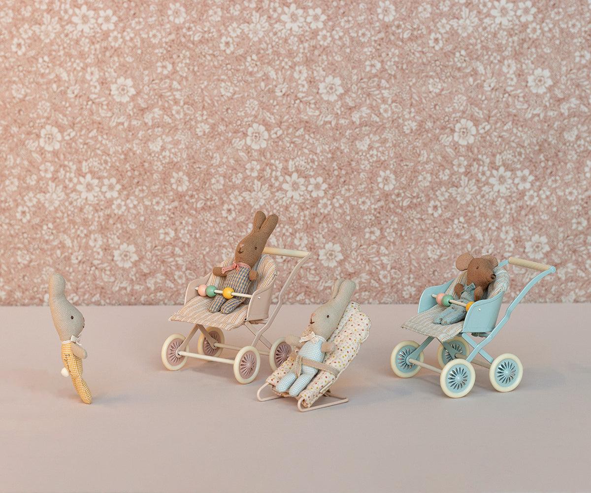Puppenhaus Kinderwagen, Baby-rose