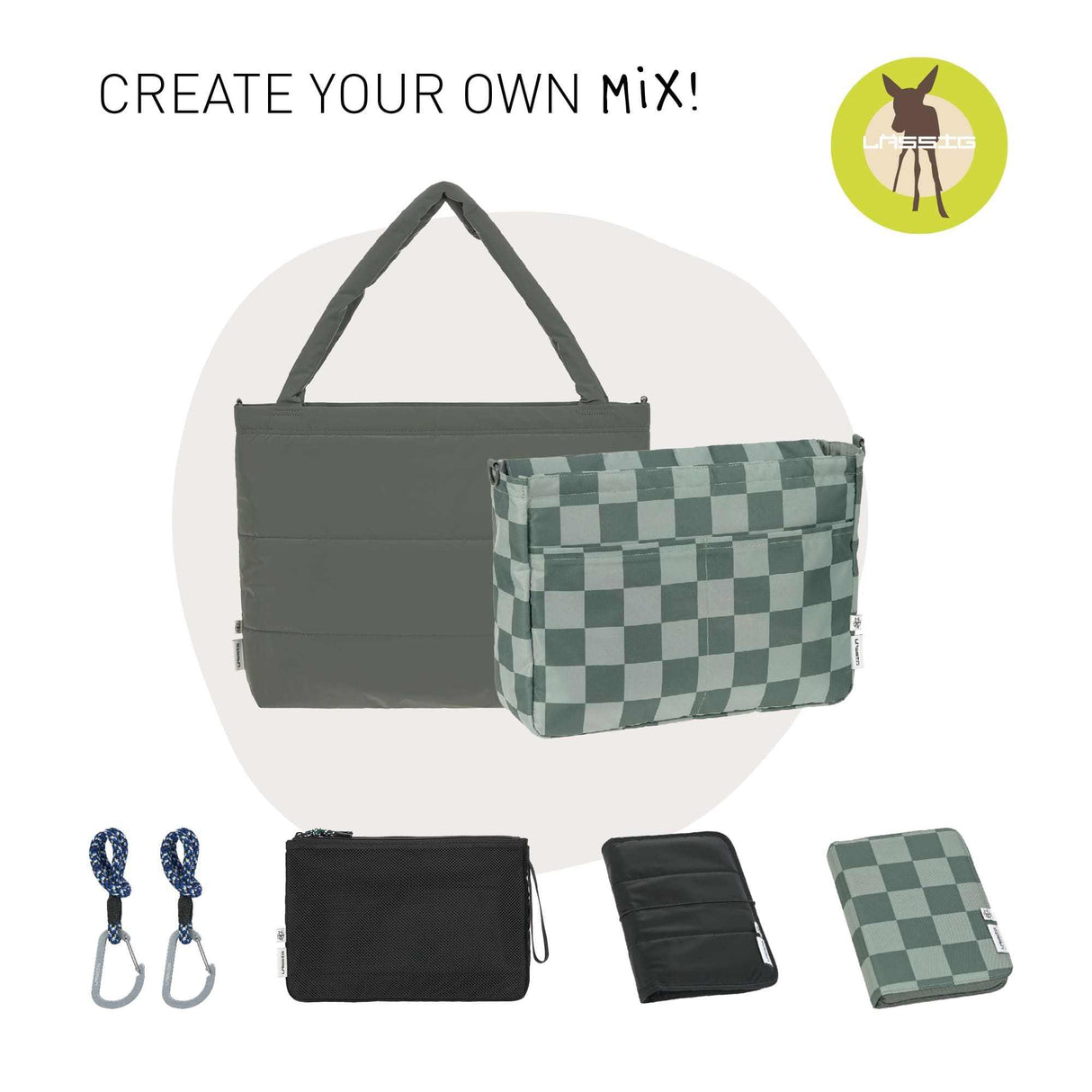 Shopper MIX/ olive
