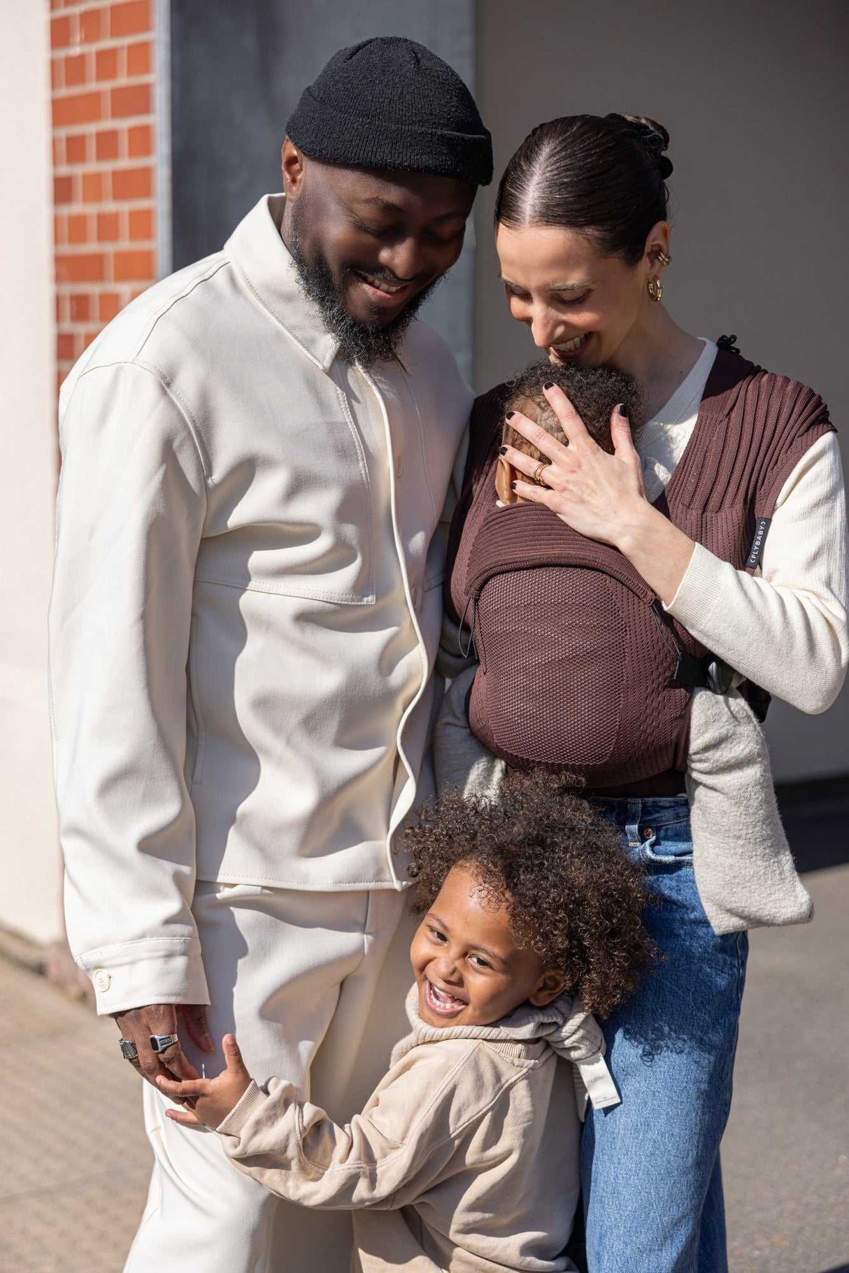 Flybaby Babytrage- Mokka