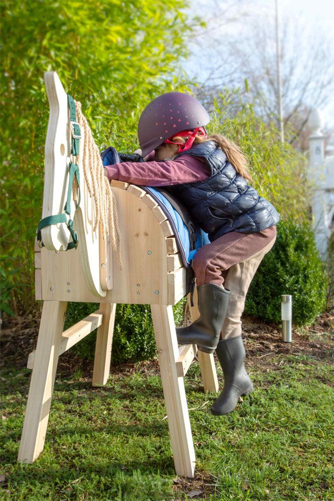 Sattel und Zaumzeug-Set Holzpferd