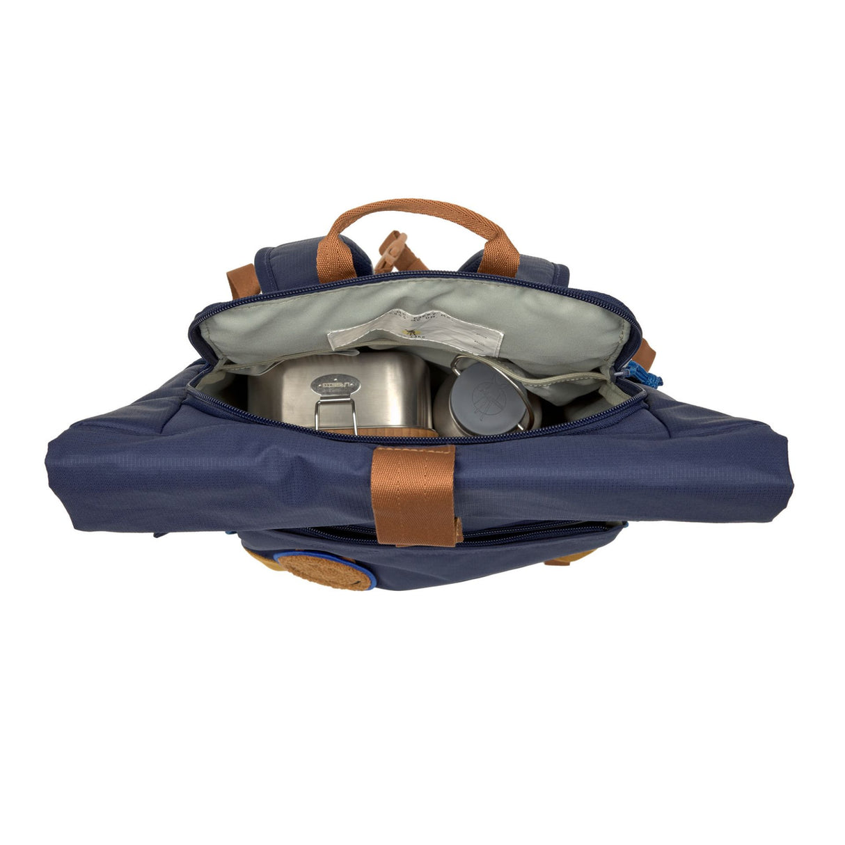 Rucksack Rolltop Little Gang/ dunkelblau