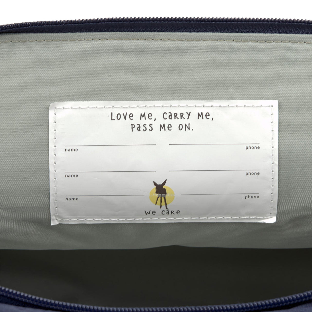 Rucksack Rolltop Little Gang/ dunkelblau