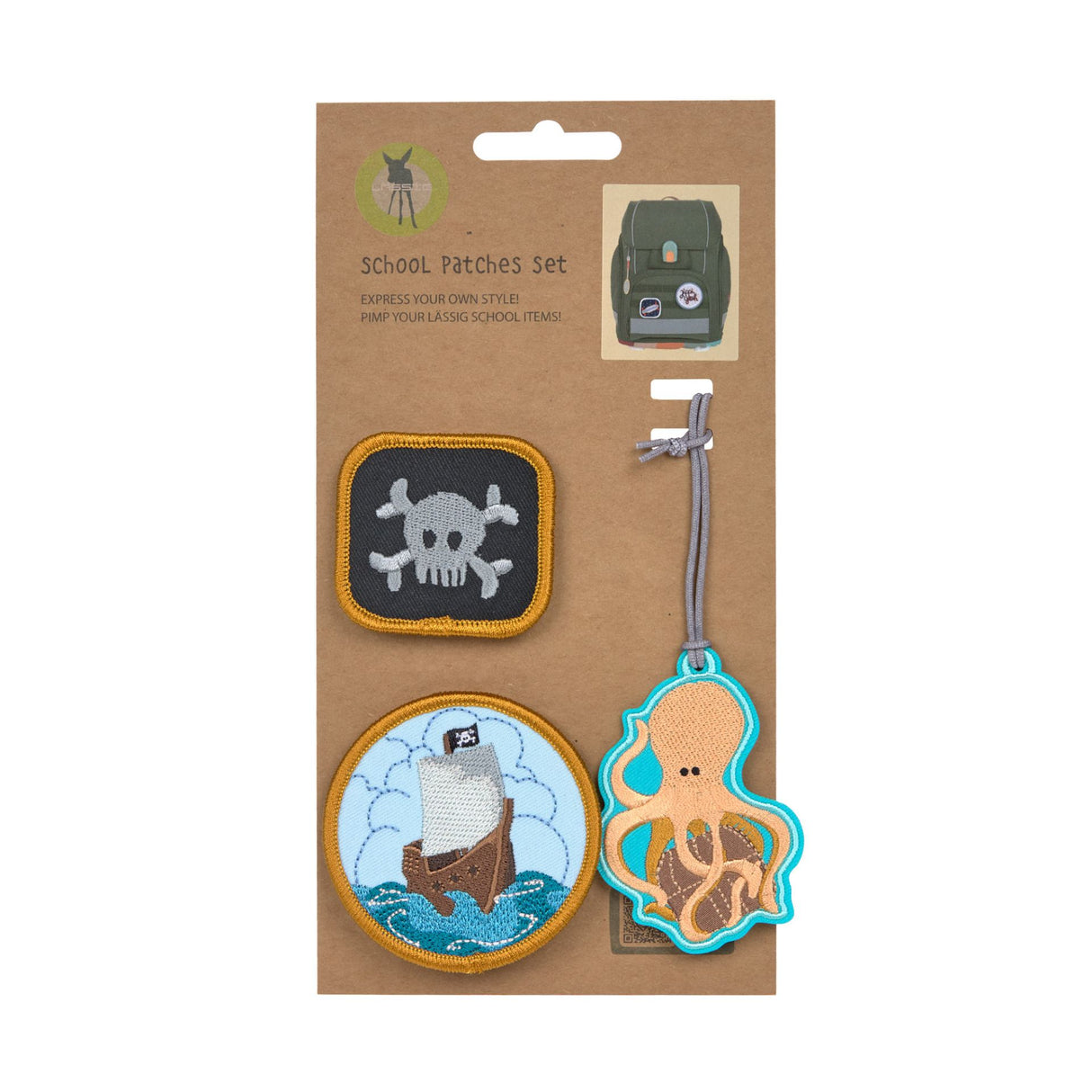 School Patches Set Pirates