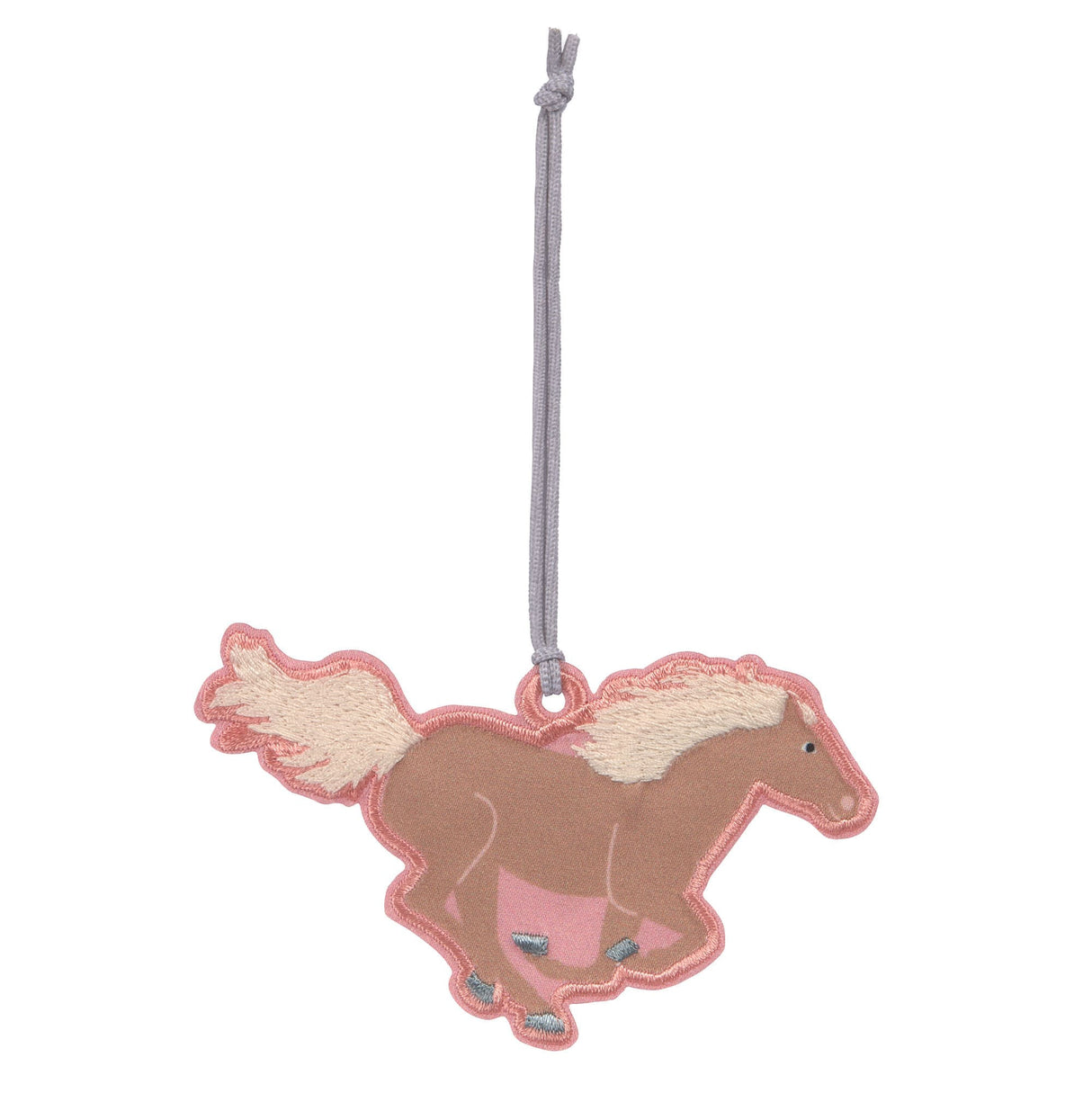 Schulranzen-Patches Set Horse pink