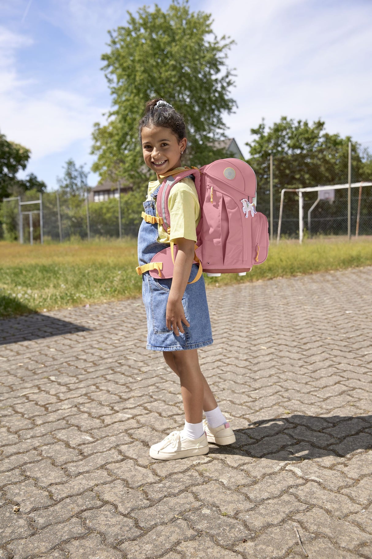 Schulranzen Set 7-teilig, Boxy Unique Pink