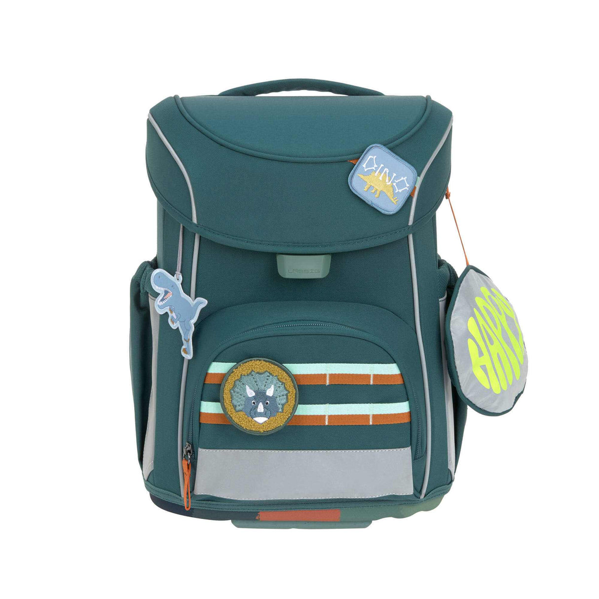 Schulranzen Set 7-teilig, Slim Unique Dark Green