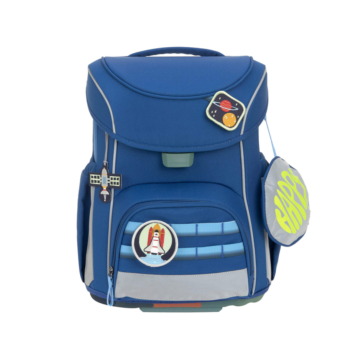 Schulranzen Set 7-teilig, Slim Unique Dark Blue