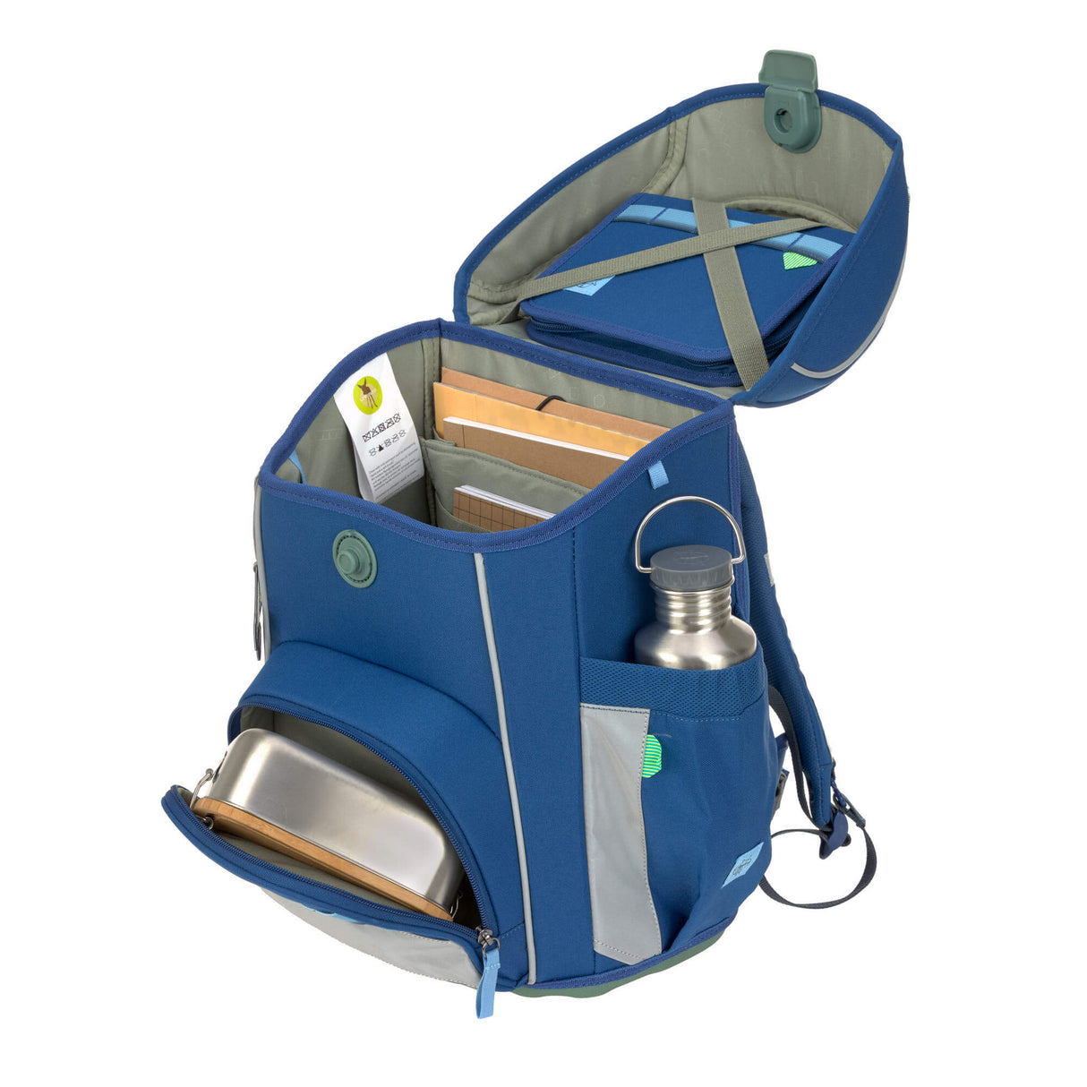 Schulranzen Set 7-teilig, Slim Unique Dark Blue