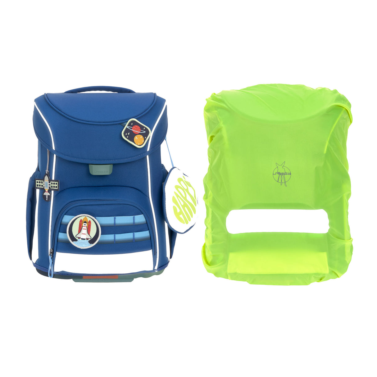 Schulranzen Set 7-teilig, Slim Unique Dark Blue