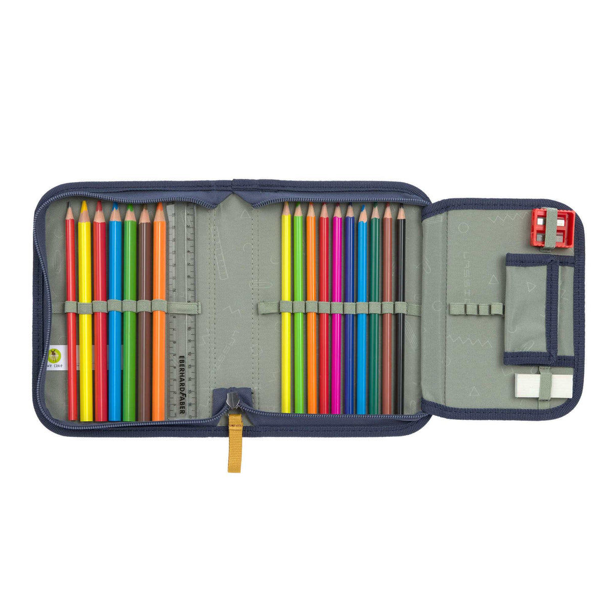 Schulranzen Set 7-teilig, Slim Unique Navy