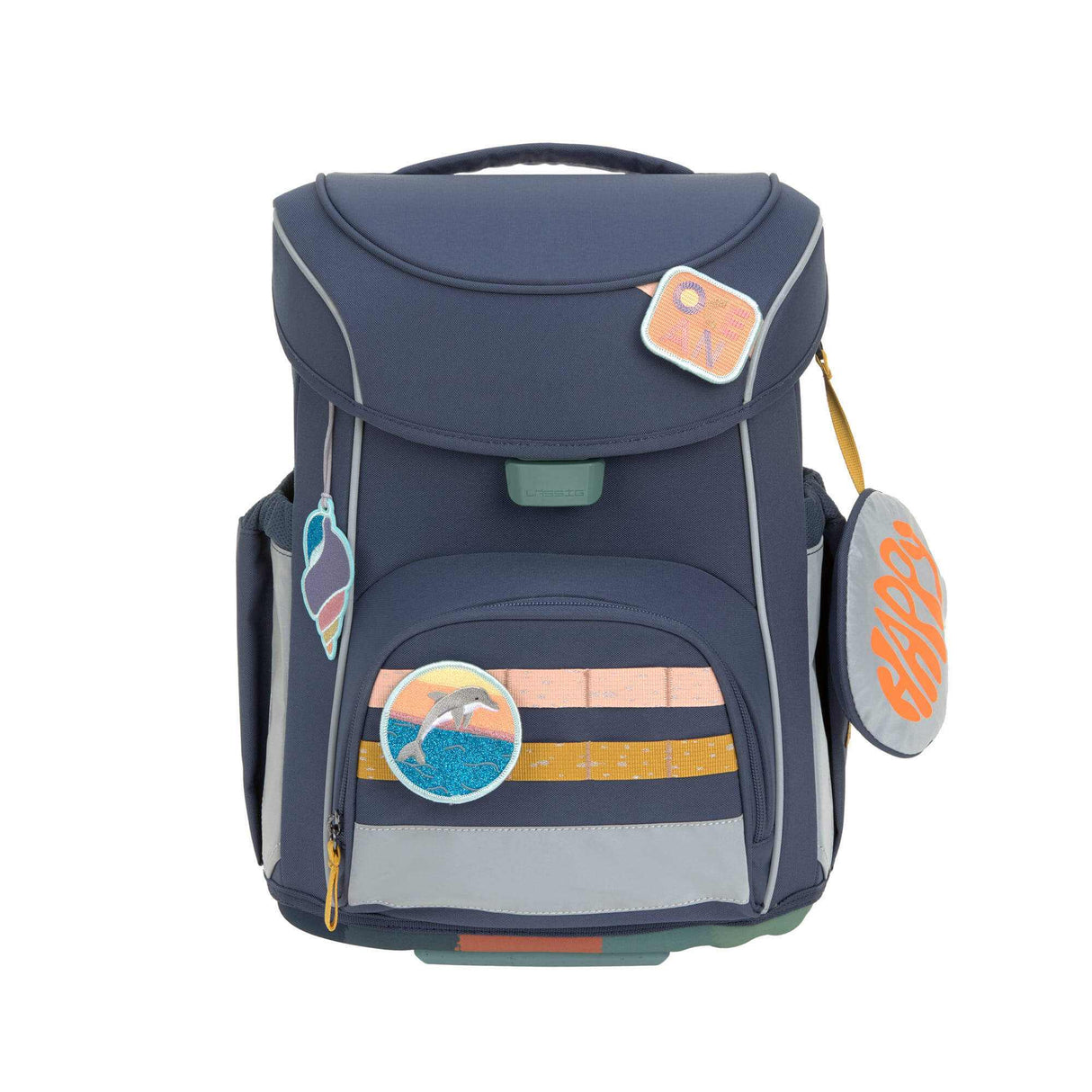 Schulranzen Set 7-teilig, Slim Unique Navy