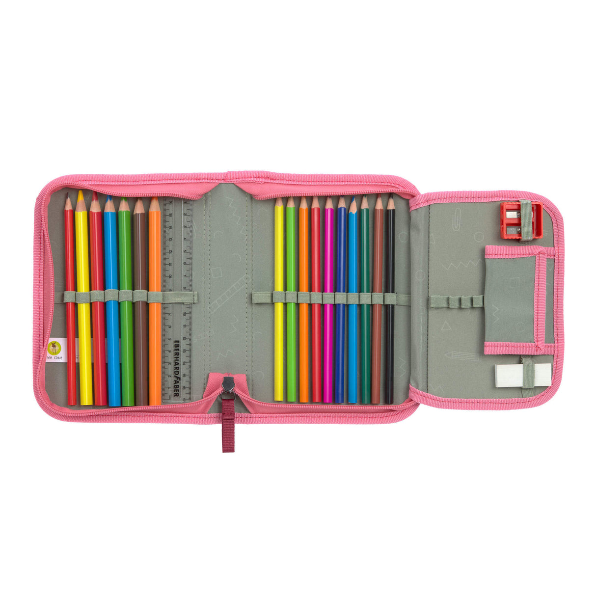 Schulranzen Set 7-teilig, Slim Unique pink