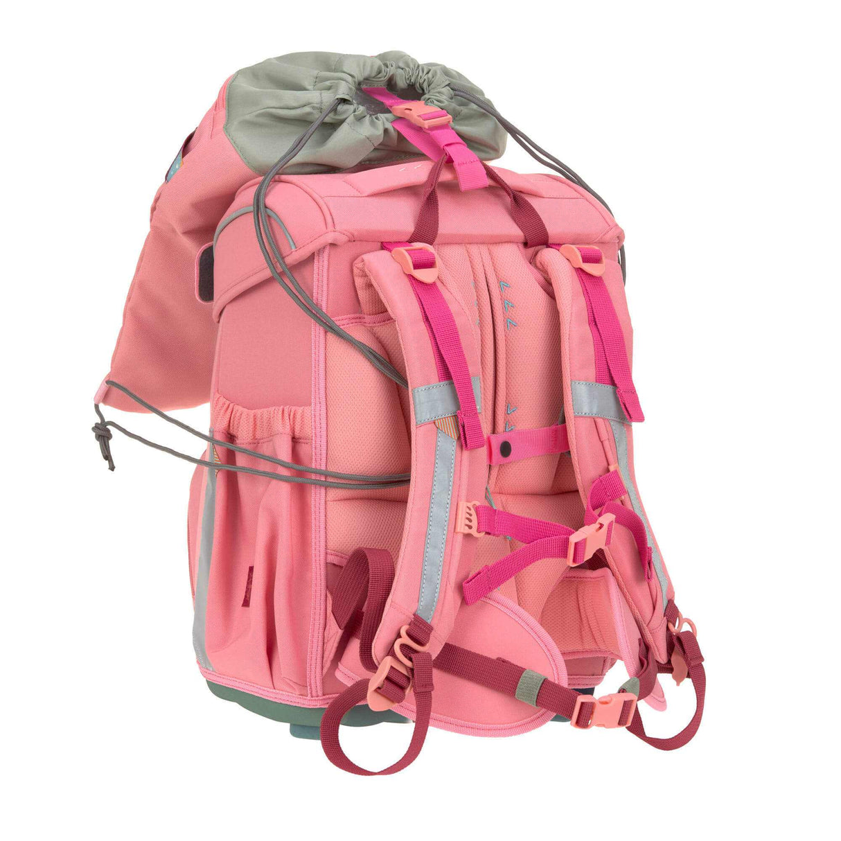 Schulranzen Set 7-teilig, Slim Unique pink