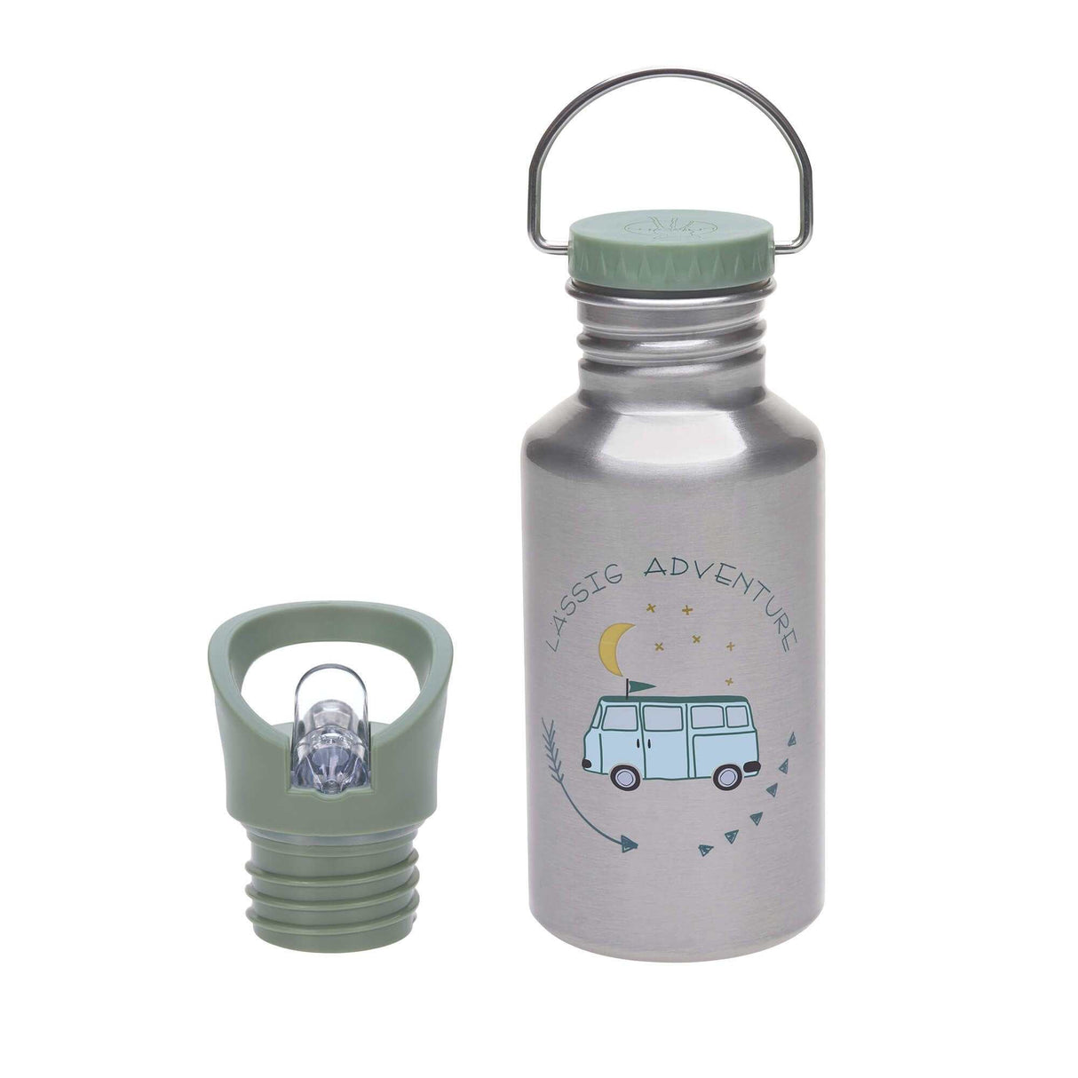 Edelstahl Trinkflasche Bus