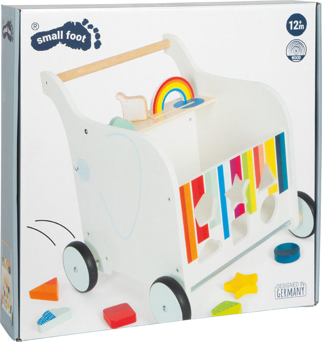 Lauflernwagen Spielzeugbox Elefant