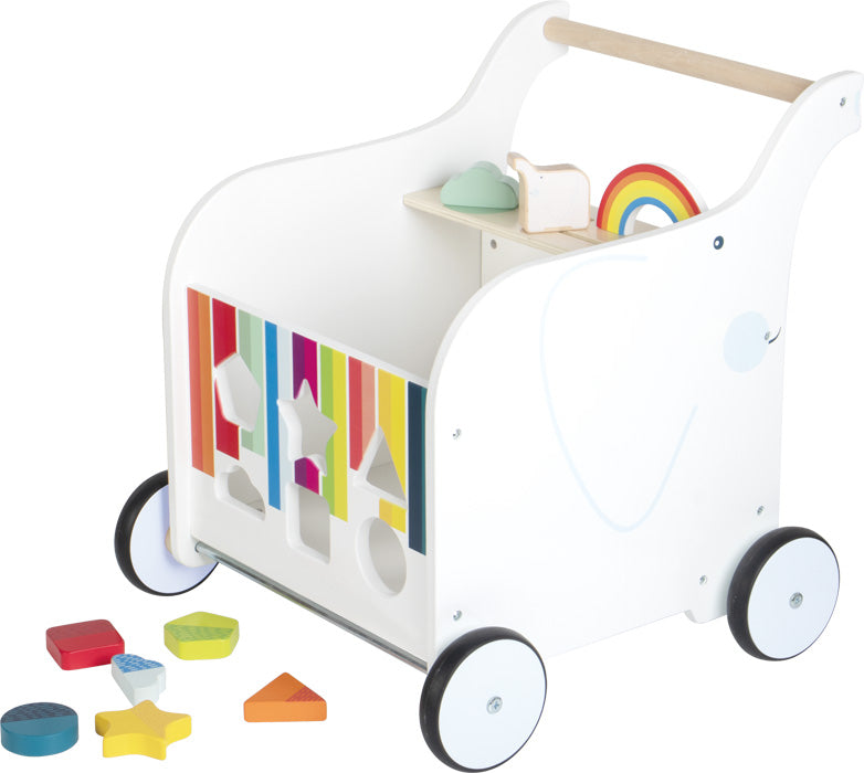 Lauflernwagen Spielzeugbox Elefant