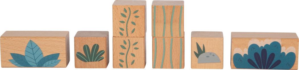Holzbausteine Dino