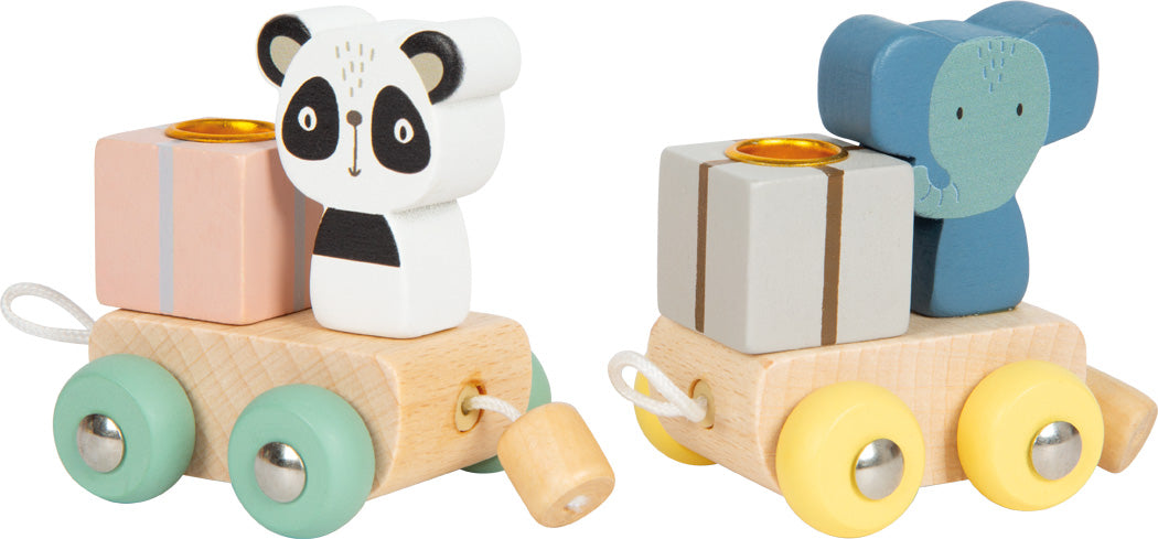 Geburtstagszug mit Tieren