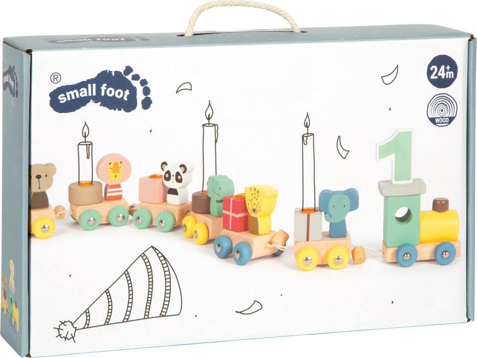 Geburtstagszug mit Tieren