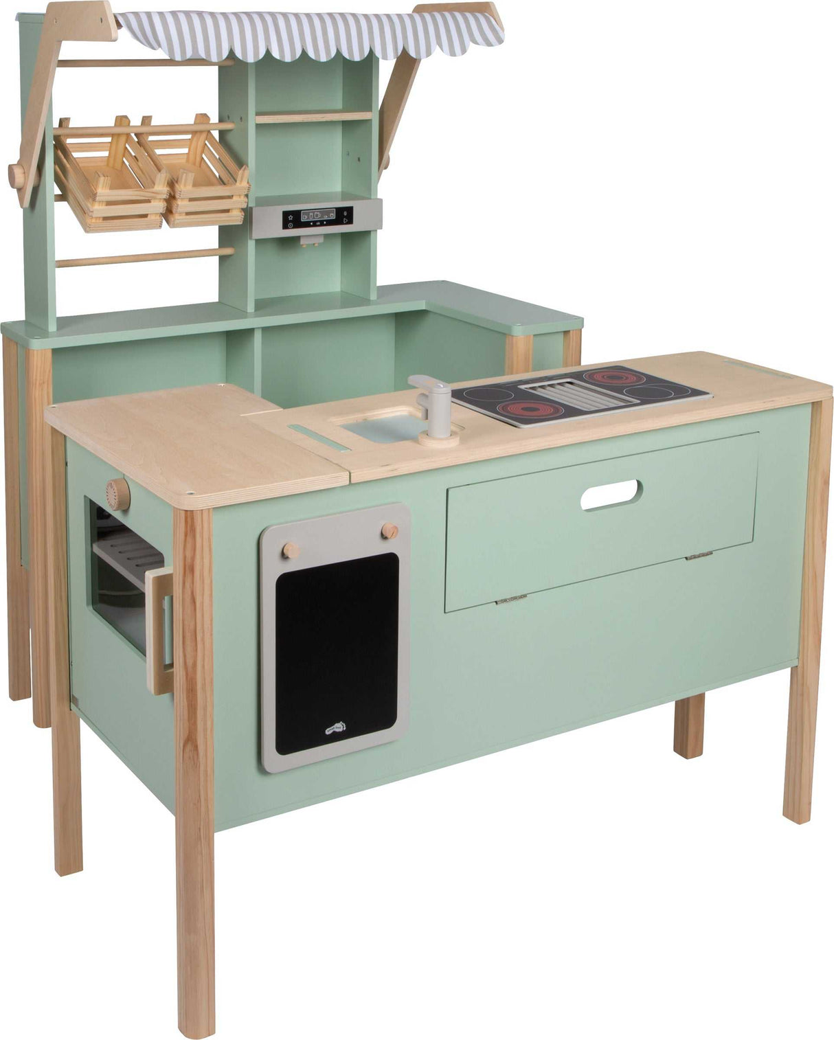 Kaufladen und Kinderküche Salbeigrün - Fresh