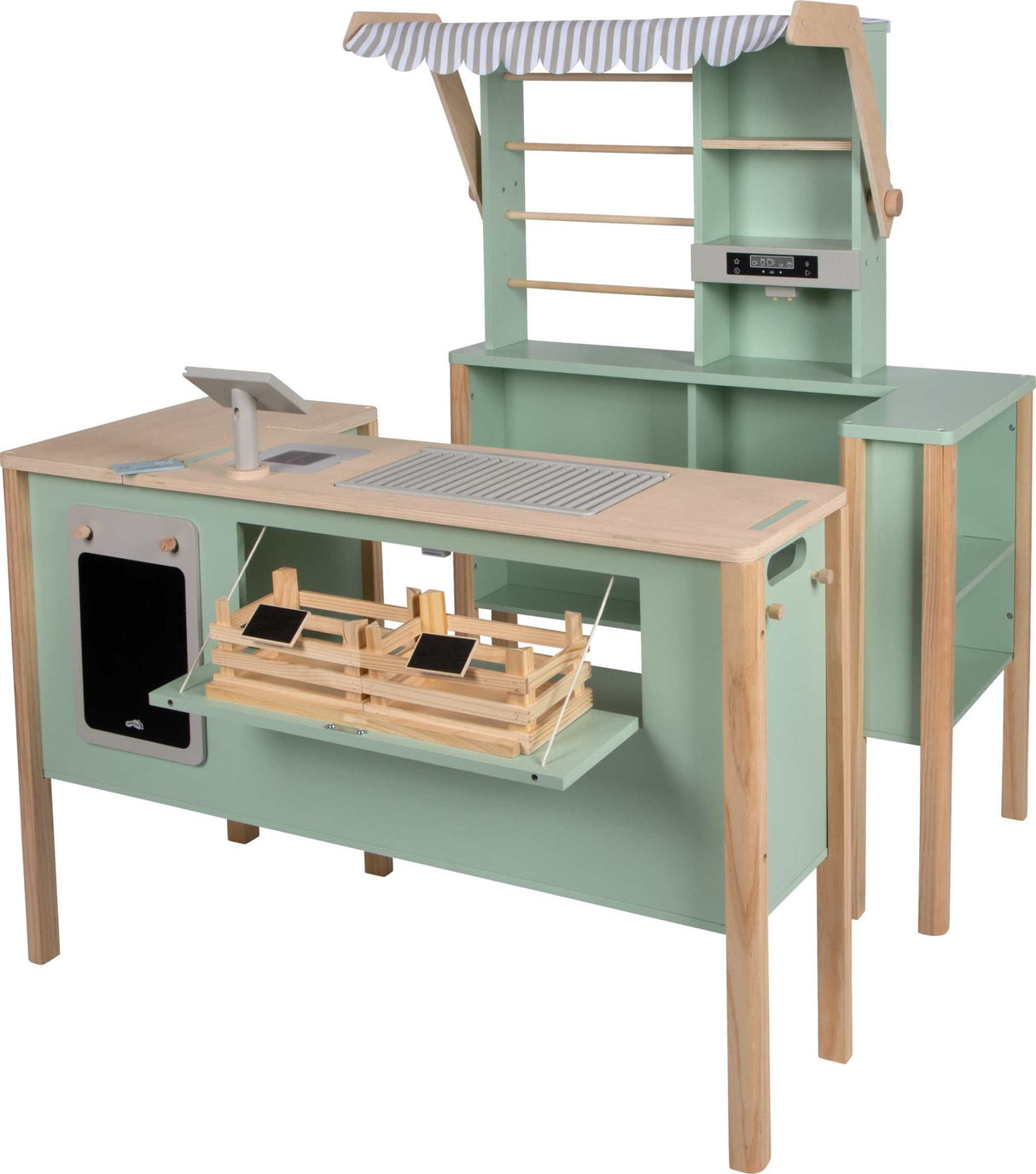 Kaufladen und Kinderküche Salbeigrün - Fresh