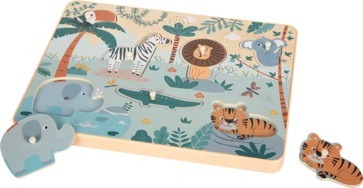 Setzpuzzle Tierlaute Safari