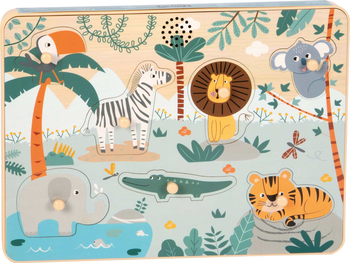 Setzpuzzle Tierlaute Safari