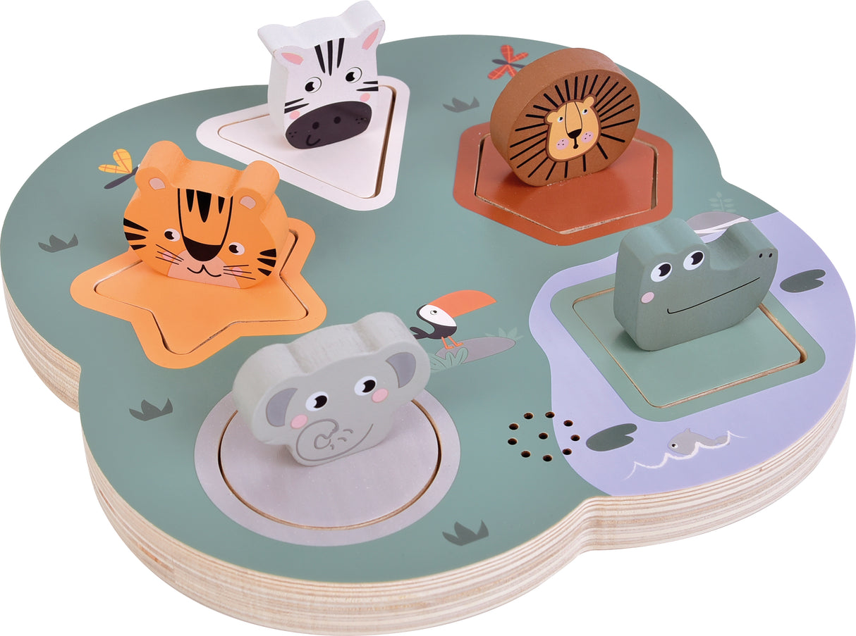 Setzpuzzle 3D Tierlaute Safari
