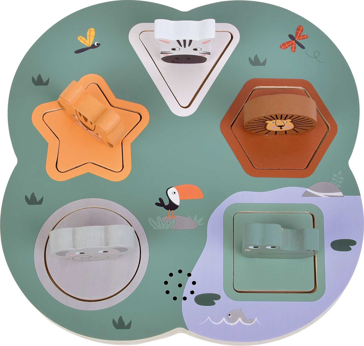 Setzpuzzle 3D Tierlaute Safari