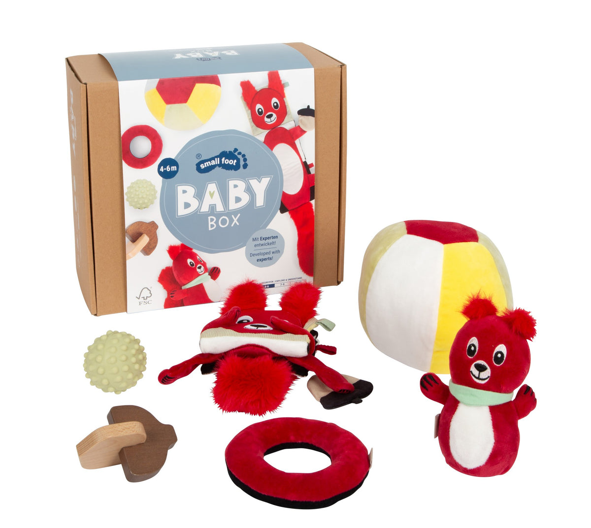 Baby-Box 4-6 Monate „Erkunden & Begreifen“