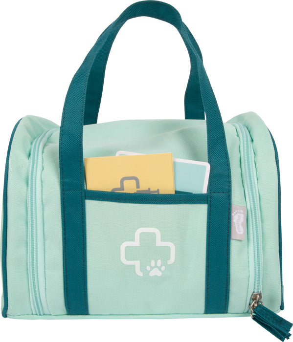 Tierarzt-Tasche mit Hund